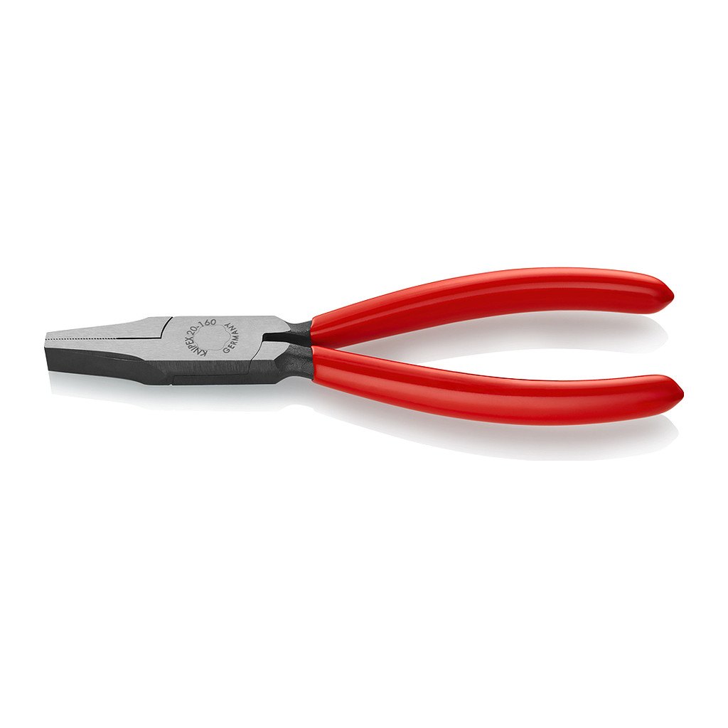 Knipex 20 01 160 - Kliešte s rovným nosom poplastované čierne atramentované 160 mm