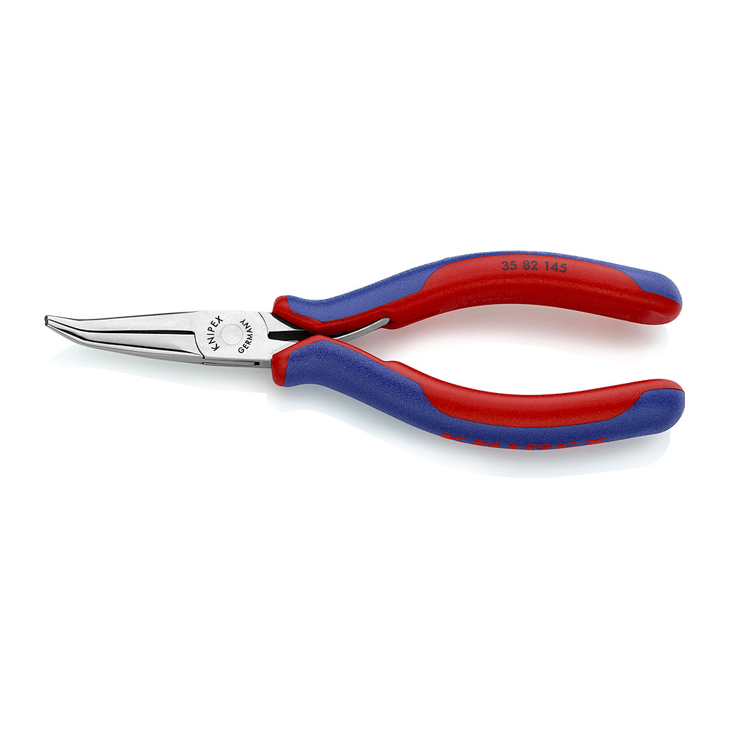 Knipex 35 82 145 - kliešte pre elektroniku s multi-komponentnými úchopmi 145 mm