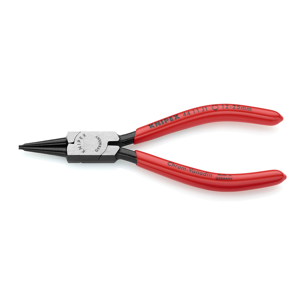 Knipex 44 11 J1 - Kliešte na poistné krúžky pre vnútorné poistné krúžky vo vŕtaných otvoroch poplastované čierne atramentované 140 mm