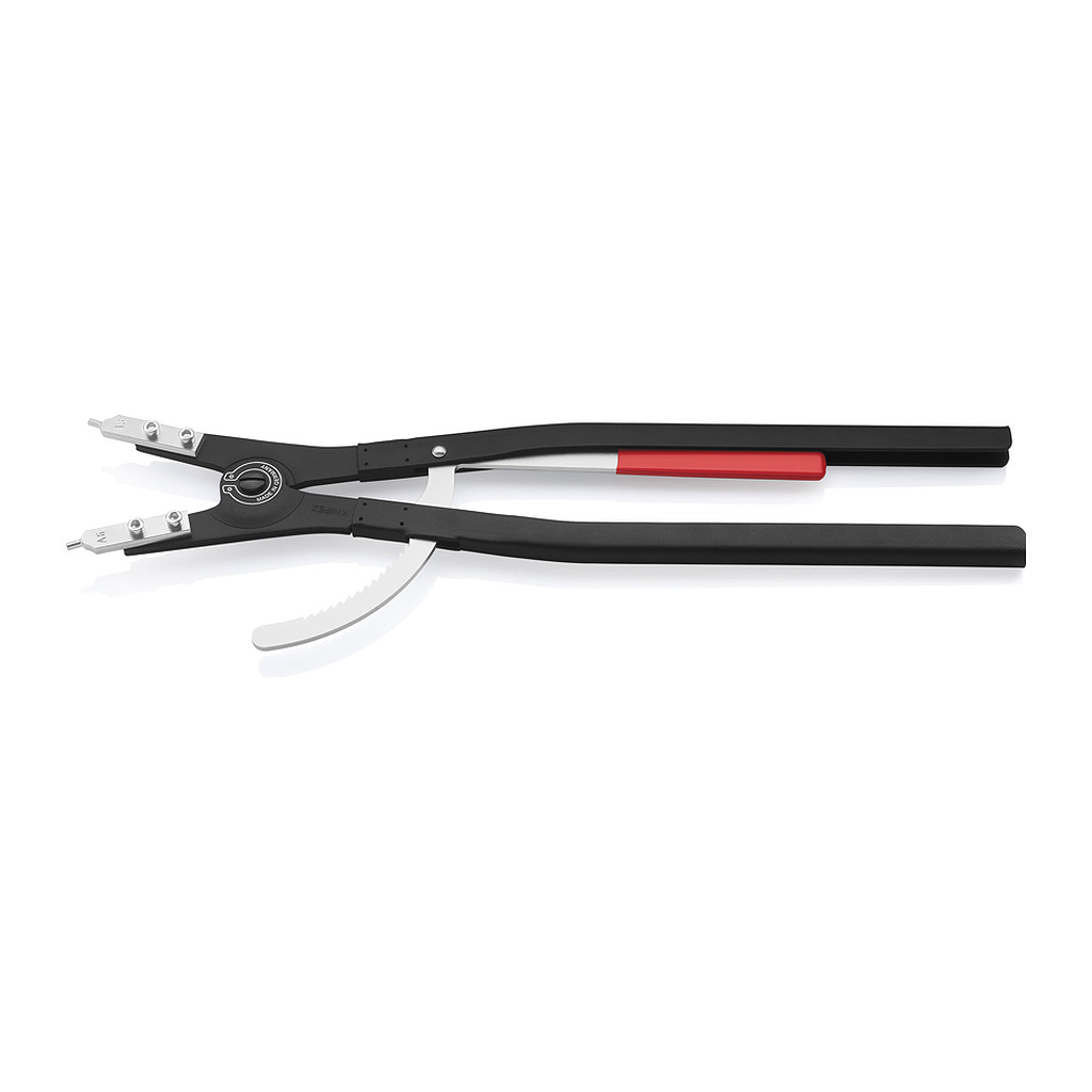 Knipex 46 10 A6 - Kliešte na poistné krúžky pre vonkajšie poistné krúžky na hriadeľoch čierne popráškované 570 mm