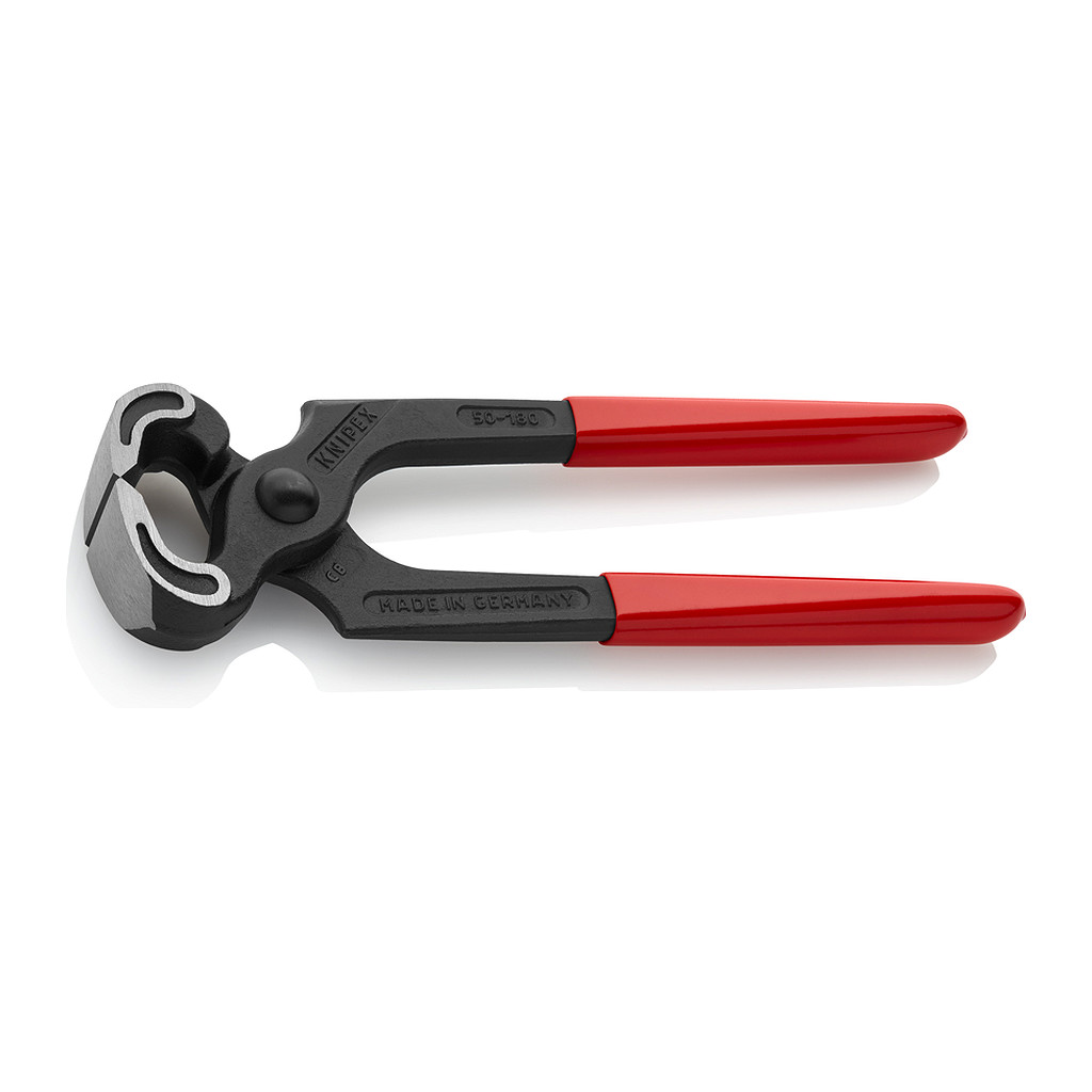 Knipex 50 01 180 - Tesárske kliešte poplastované čierne atramentované 180 mm