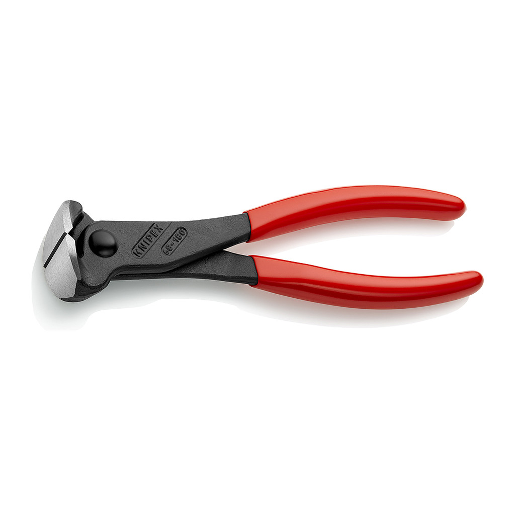 Knipex 68 01 180 - Čelné cvikacie kliešte poplastované čierne atramentované 180 mm