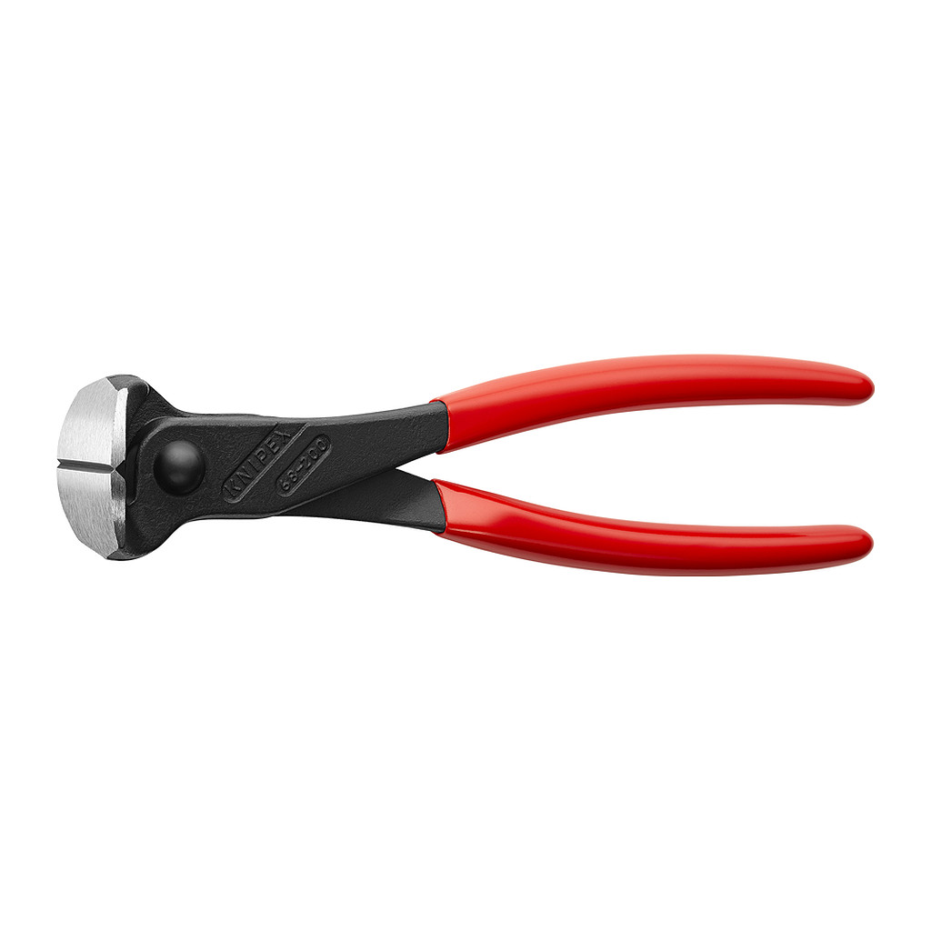 Knipex 68 01 200 - Čelné cvikacie kliešte poplastované čierne atramentované 200 mm