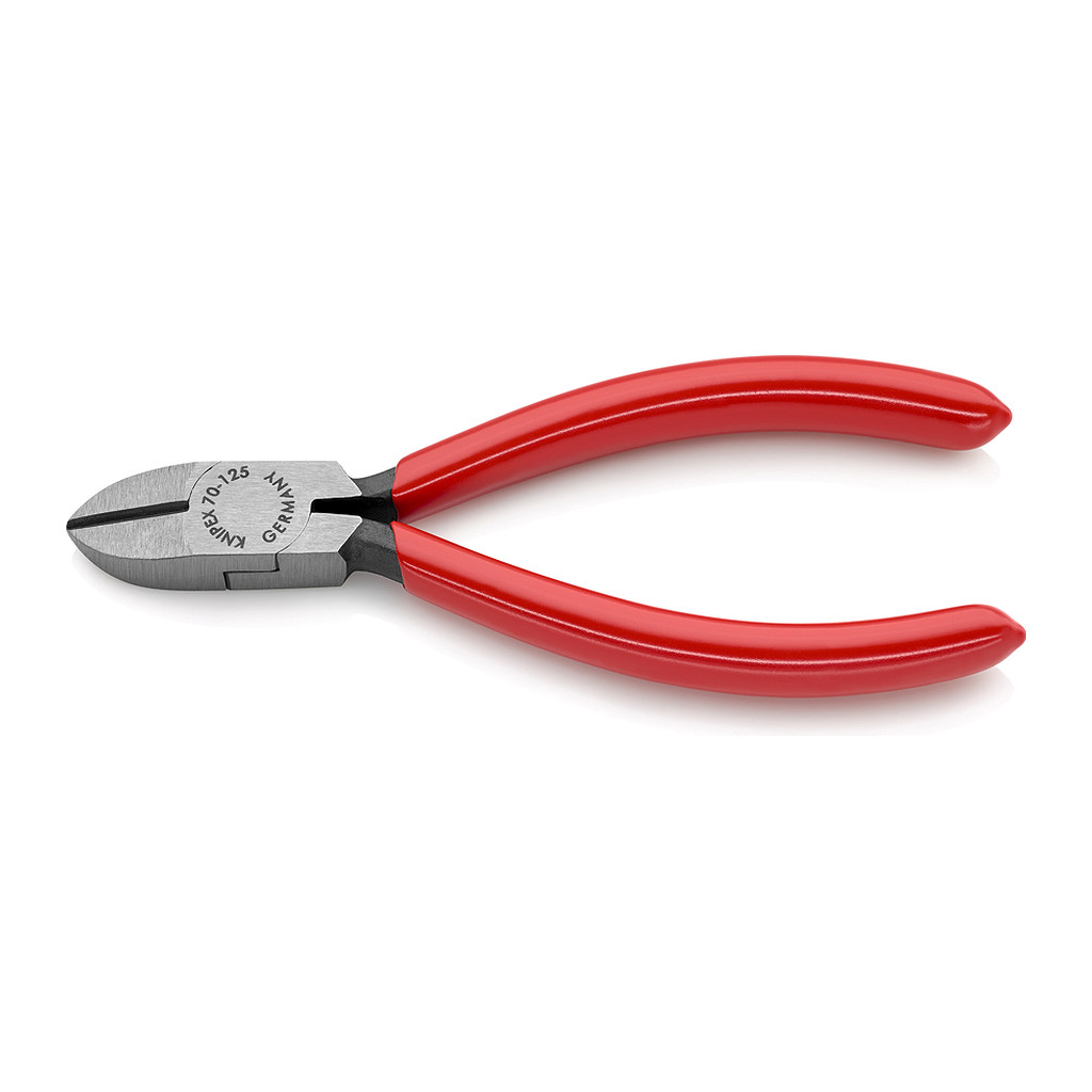 Knipex 70 01 125 - Bočné cvikacie kliešte poplastované čierne atramentované 125 mm