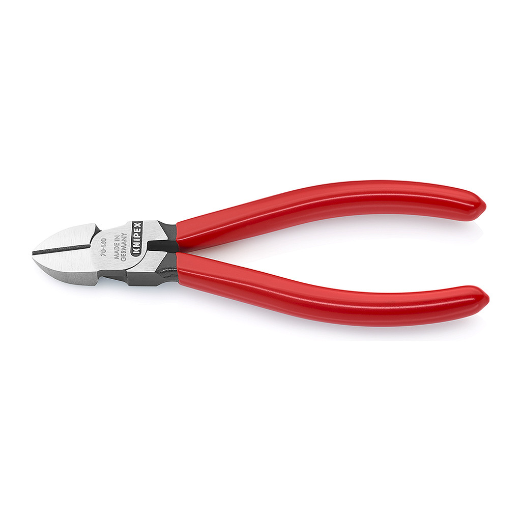 Knipex 70 01 140 - Bočné cvikacie kliešte poplastované čierne atramentované 140 mm