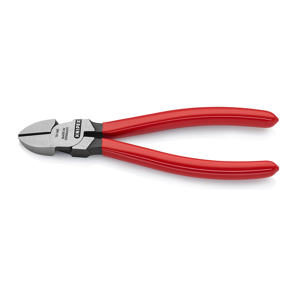 Knipex 70 01 160 - Bočné cvikacie kliešte poplastované čierne atramentované 160 mm