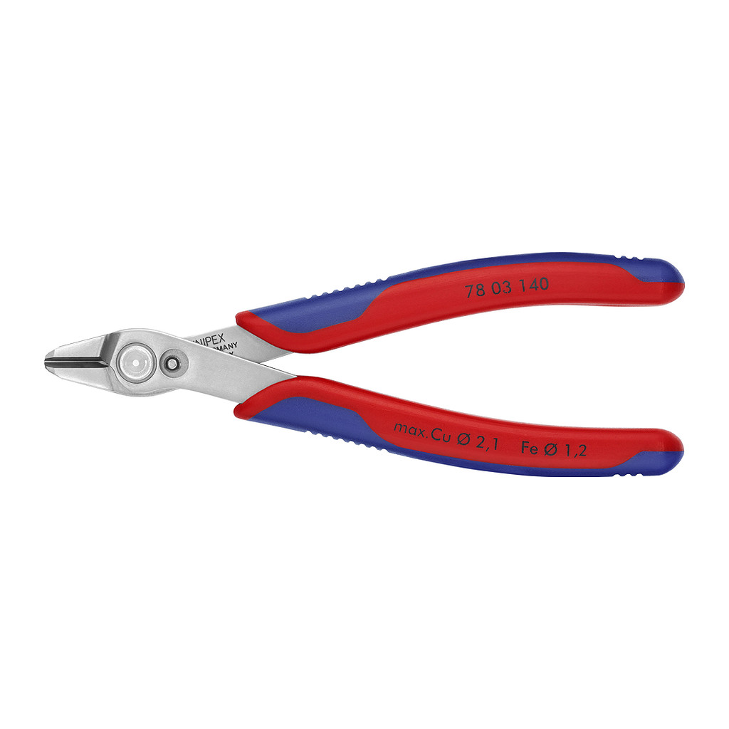 Knipex 78 03 140 - Electronic Super Knips® XL s multi-komponentnými úchopmi 140 mm