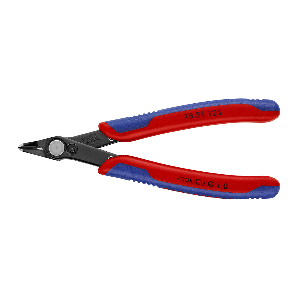 Knipex 78 31 125 - Electronic Super Knips® s multi-komponentnými úchopmi leštené 125 mm