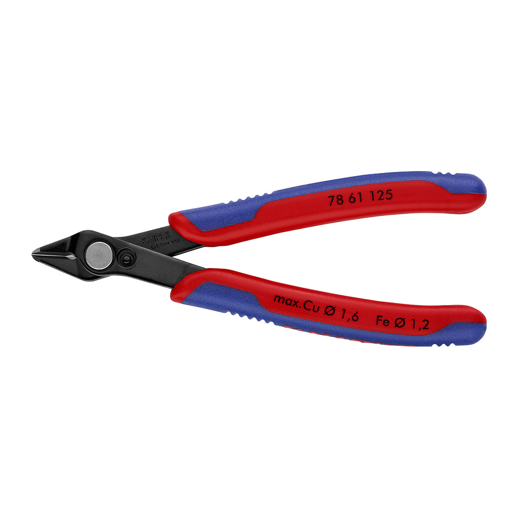 Knipex 78 61 125 - Electronic Super Knips® s multi-komponentnými úchopmi leštené 125 mm