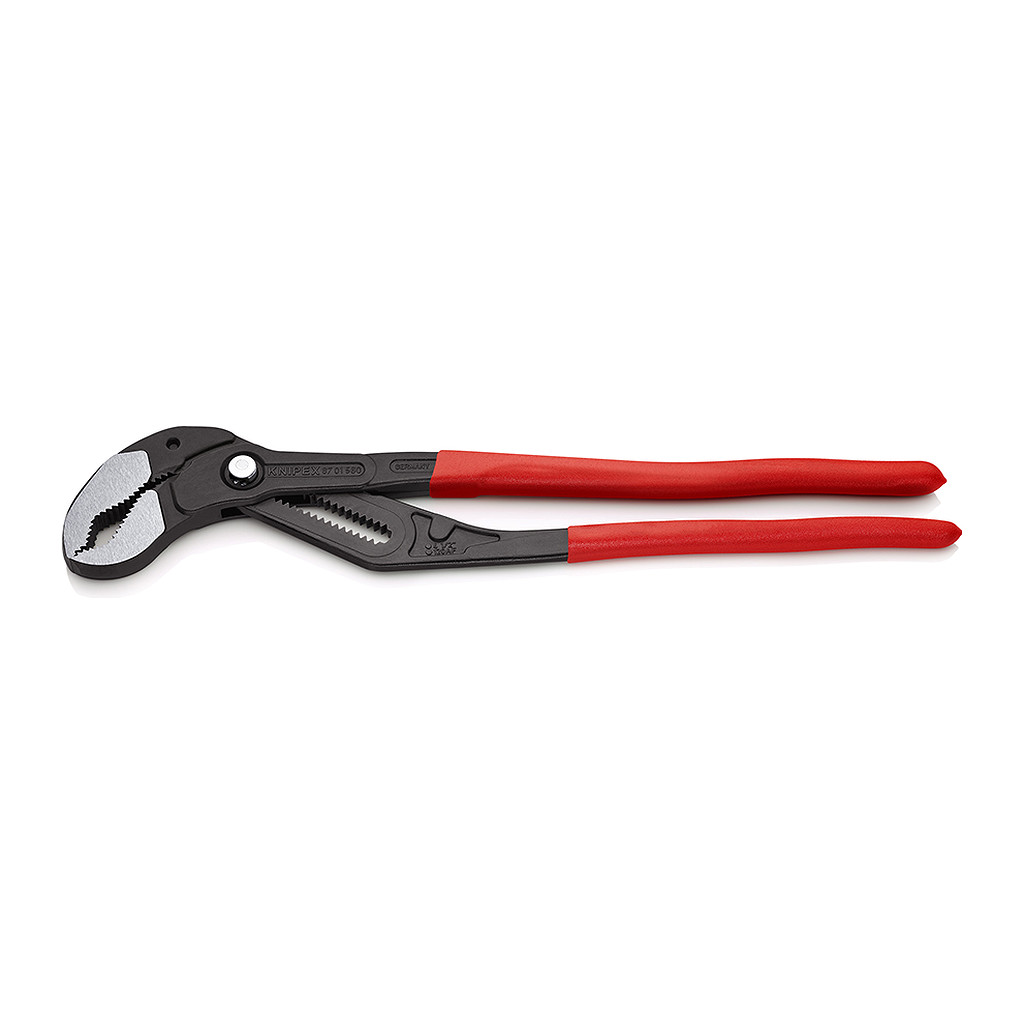 Knipex 87 01 560 - Cobra® XXL Hasáky a kliešte na vodné čerpadlá poplastované šedá atramentizovaná 560 mm