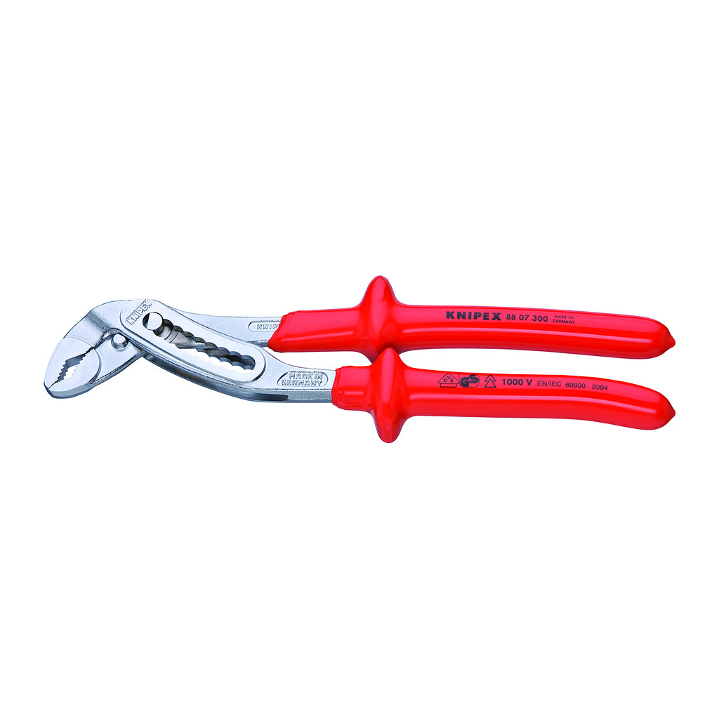 Knipex 88 07 300 - Alligator® Kliešte na vodné čerpadlá s máčanou izoláciou, VDE testované pochrómované 300 mm