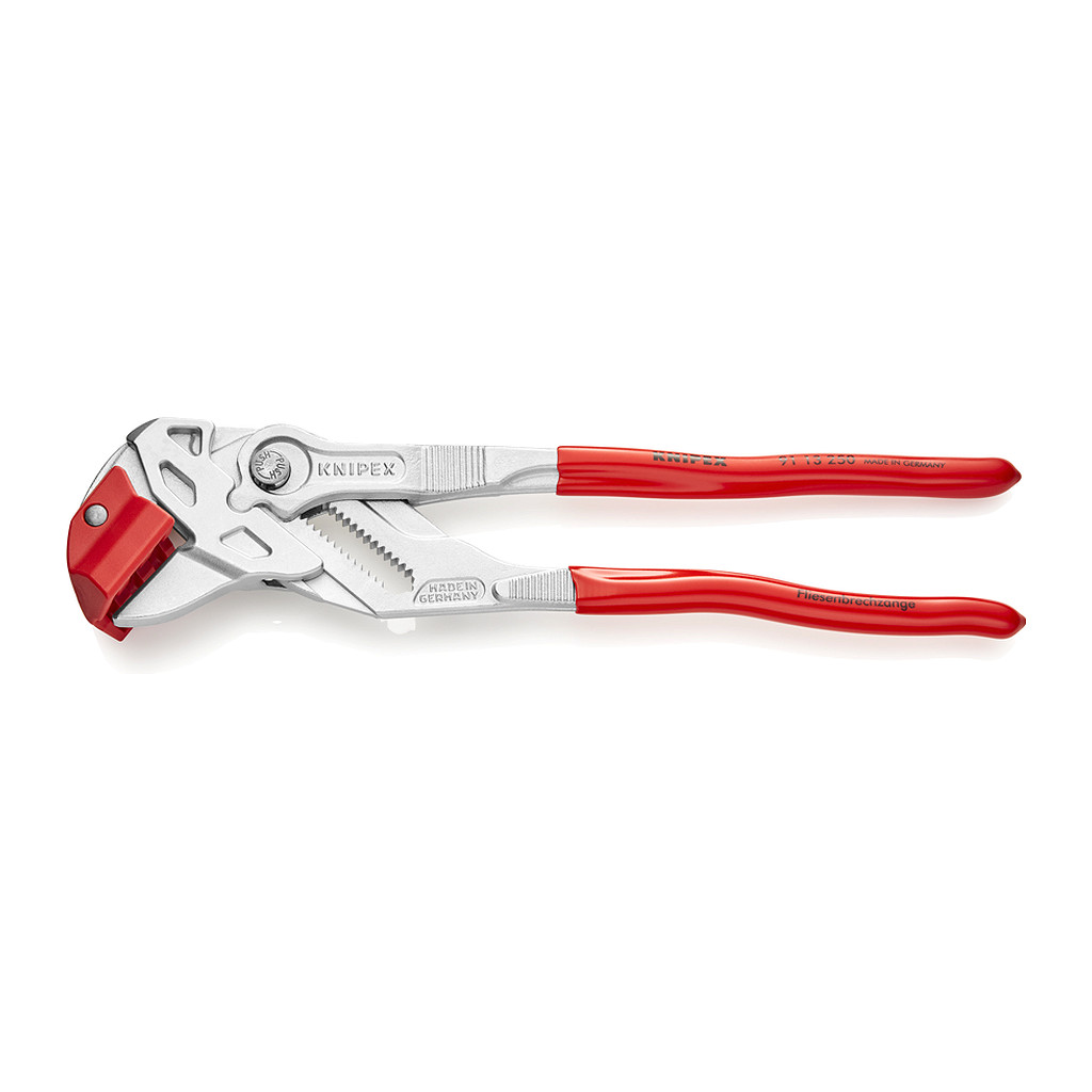 Knipex 91 13 250 - Kliešte na lámanie dlaždíc poplastované pochrómované 250 mm