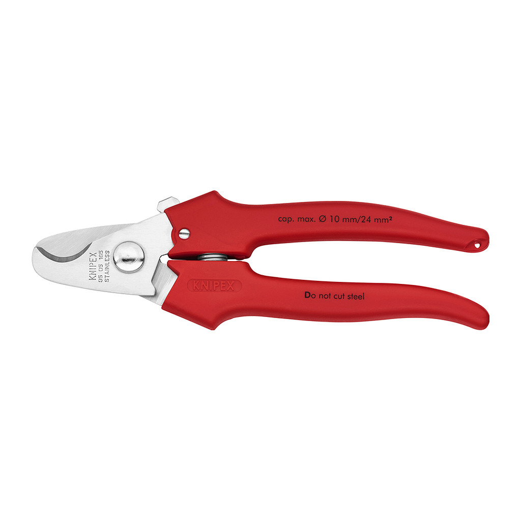 Knipex 95 05 165 - Nožnice na káble rukoväte poplastované poplastované 165 mm