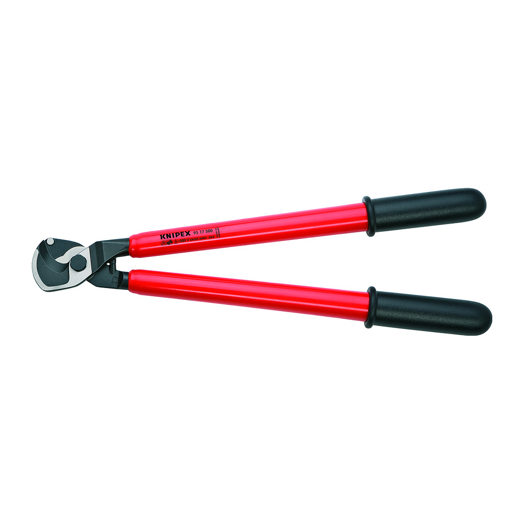 Knipex 95 17 500 - Nožnice na káble s máčanou izoláciou, VDE testované 500 mm