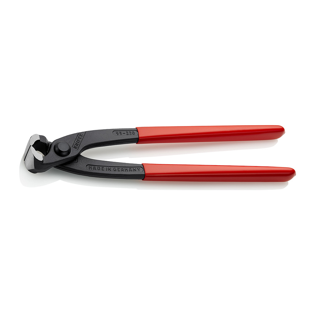 Knipex 99 01 220 - Armovacie kliešte (Armovacie kliešte) poplastované čierne atramentované 220 mm