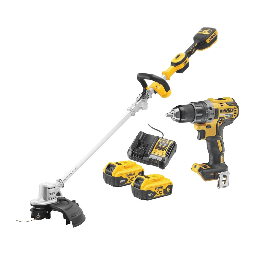 DeWALT DCMST561DCD - AKU strunová kosačka, 18V, 2x AKU 5,0Ah, vrátane DCD791