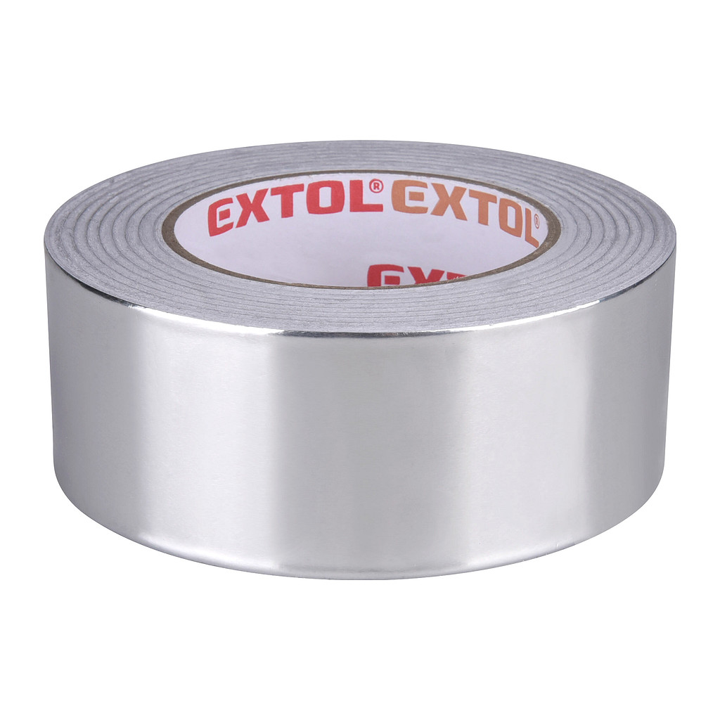 Extol Premium 8856332 - Páska lepiaca hliníková 50mm x 50m, hrúbka 0,03mm, -20 - +120°C