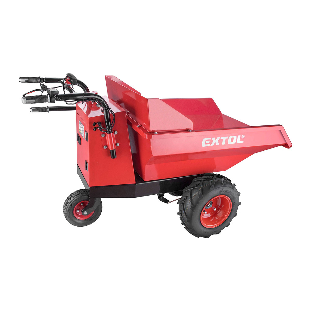 Extol Premium 8891591 - Dumper - transportér s elektrickým pohonom, 400kg, 200l, 48V/15Ah