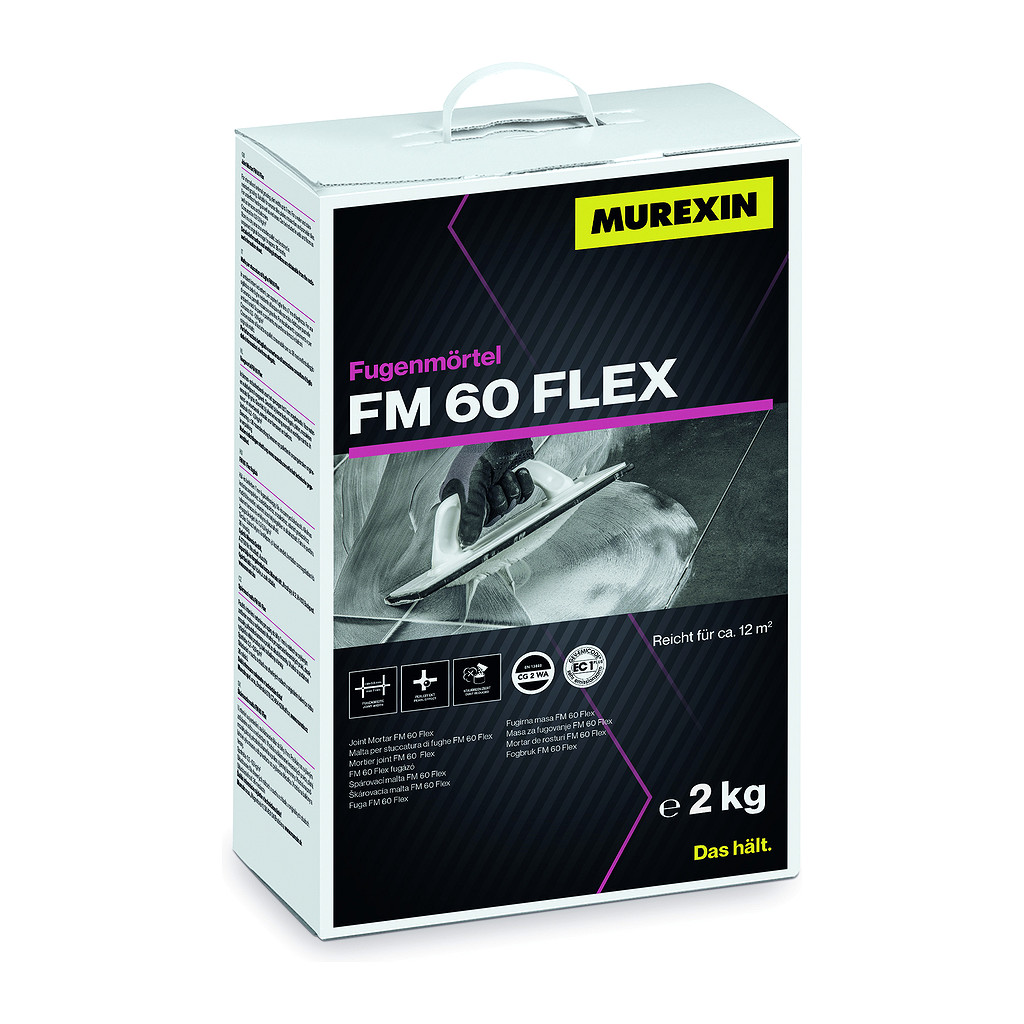 Murexin 62129 - 2 kg Škárovacia malta FM 60 FLEX - zementgrau (129)