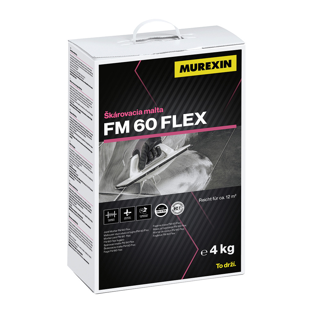 Murexin 64129 - 4 kg Škárovacia malta FM 60 FLEX - zementgrau (129)